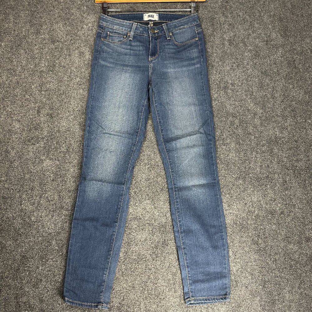 Paige Jeans Womens 26 Verdugo Ankle Cotton Stretch Medium Wash Pockets